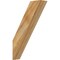 Ekena Millwork 4"W x 14"D x 22"H Traditional Rough Sawn Knee Brace, Western Red Cedar BRC04X14X22TRA00RWR - alternate 1